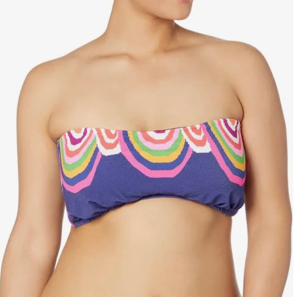 Trina Turk UltraMarine Rainbow Bikini top - Plus-size